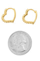 small diamond hoops earrings